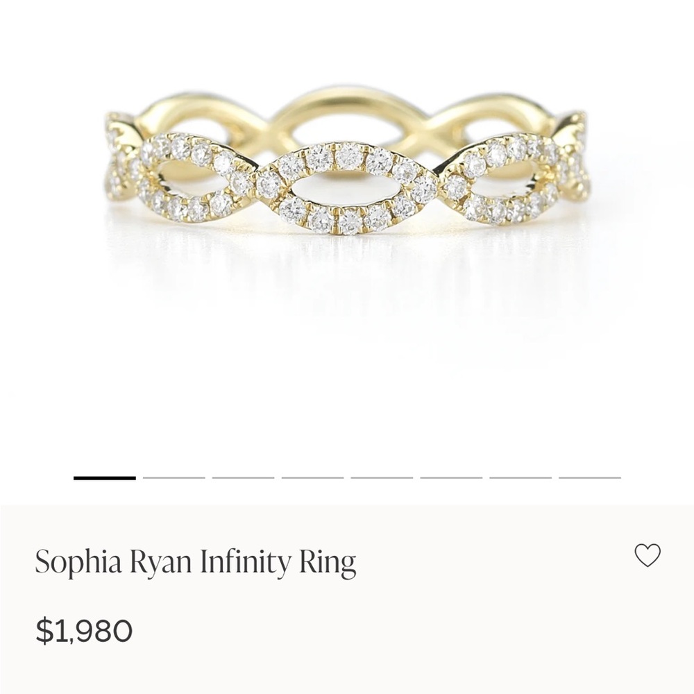 Dana Rebecca designs Sophia Ryan infinity ring
